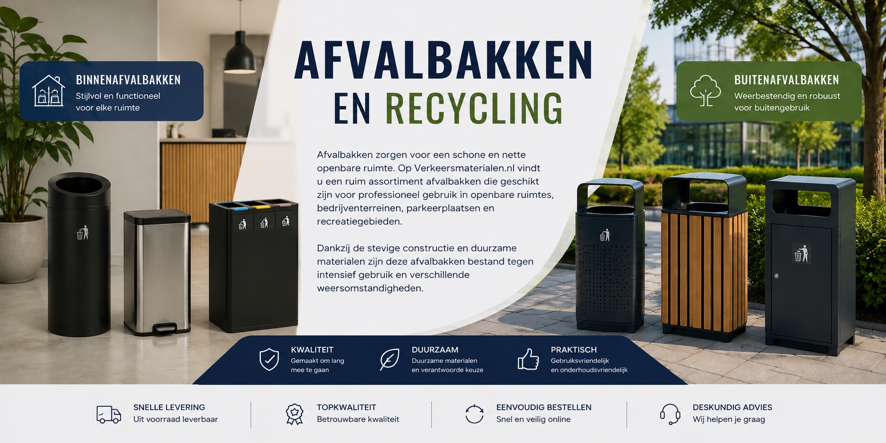Afvalbakken en Recycling Afvalbakken en Recycling