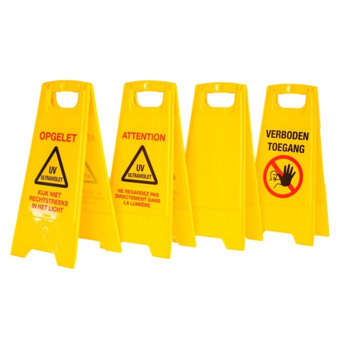 Waarschuwingsbord geel (zonder tekst/pictogram)