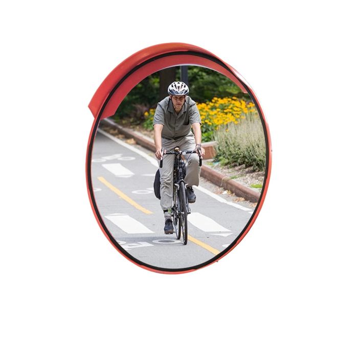 Acryl basic verkeersspiegel, diameter ø 50 cm met zonneklep