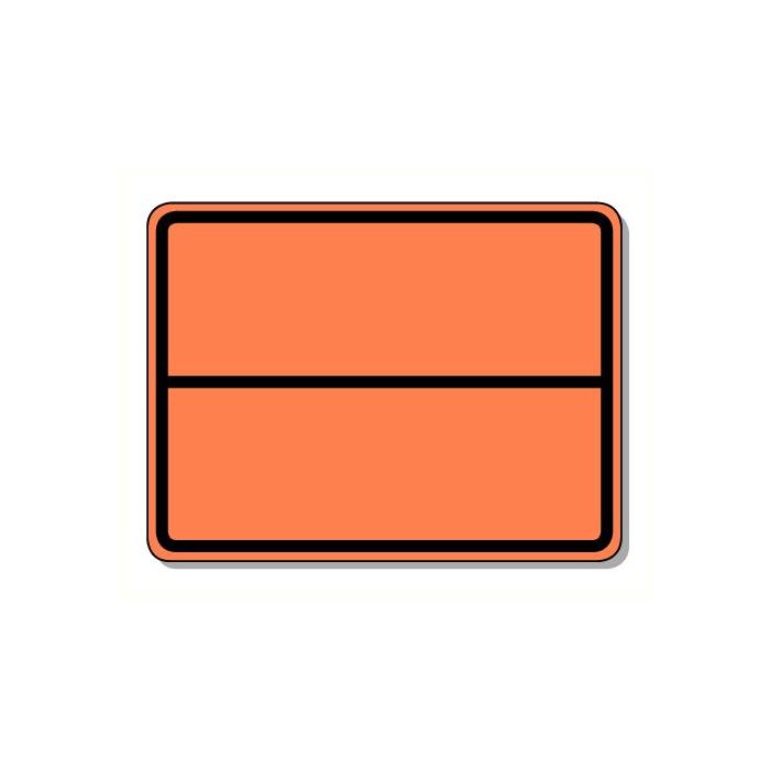 ADR bord met balk reflecterend