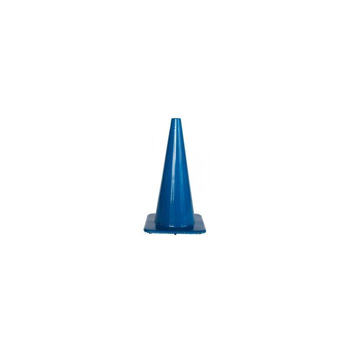 Afzetkegel 75 cm blauw soepel pvc