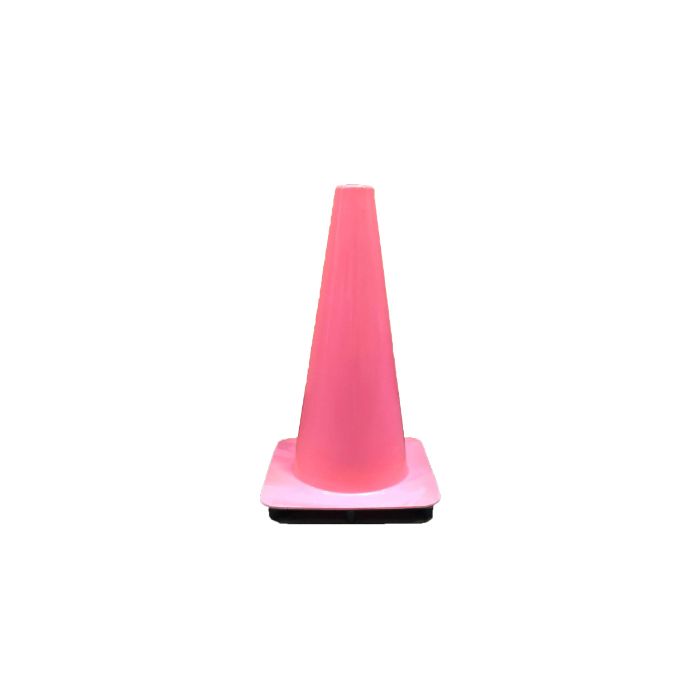Afzetkegel 75 cm roze soepel pvc