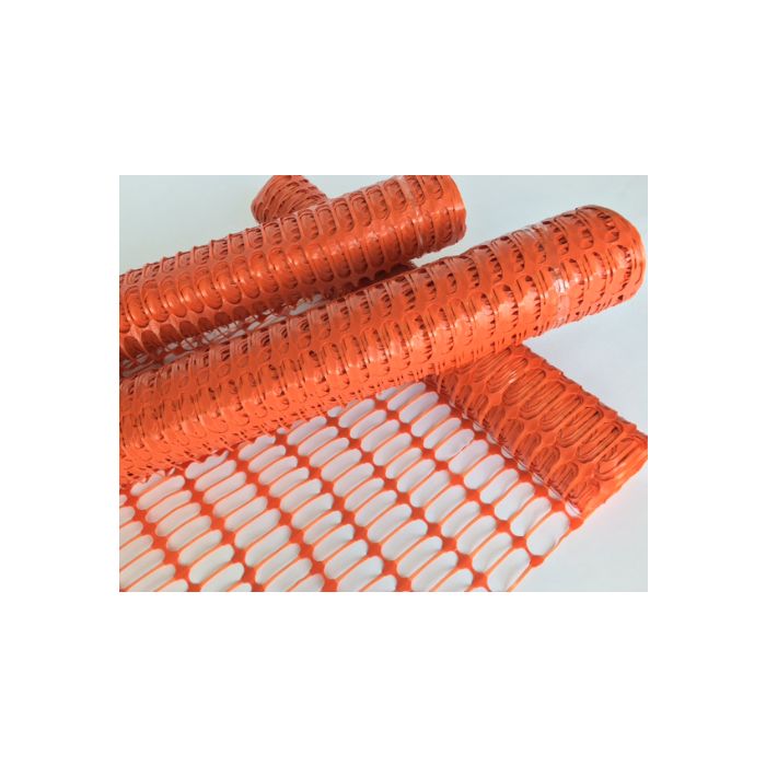 Afzetnet HDPE Medium 50 x 1 meter, 150 gram/m2, kleur oranje