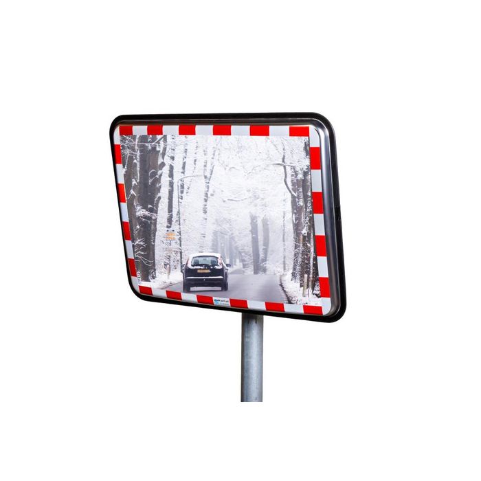 Anti-Vries Spiegel RVS 60x80 cm, beugel 48-90 mm - productfoto JISLON