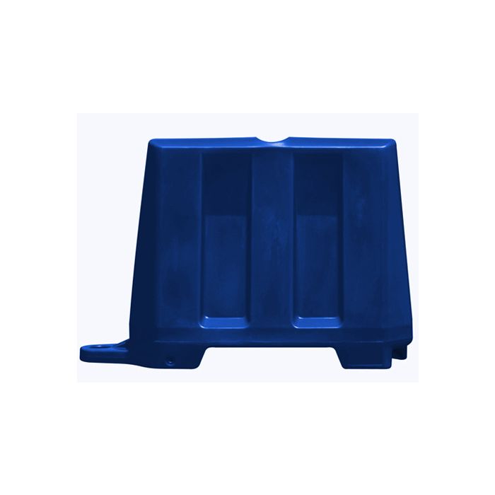 Barrier kunststof 110 x 40 x 81 cm, kleur blauw