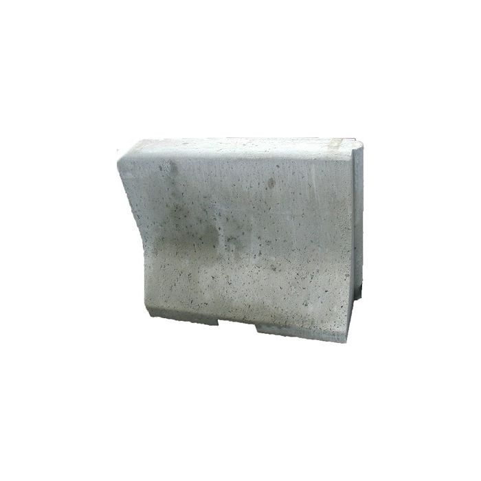 Betonnen barrier 100 cm, bodembreedte 40 cm, enkelzijdig