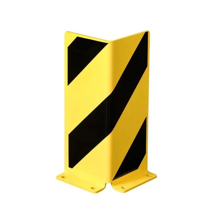Black Bull hoekbeschermer - L-profiel 400 x 160 mm - zwart/geel gecoat - 6 mm