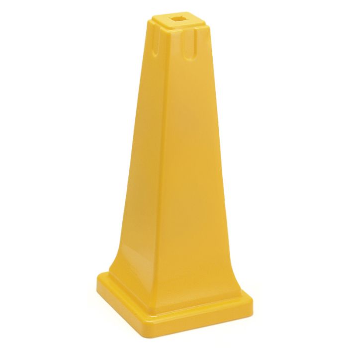 Blanco waarschuwingskegel