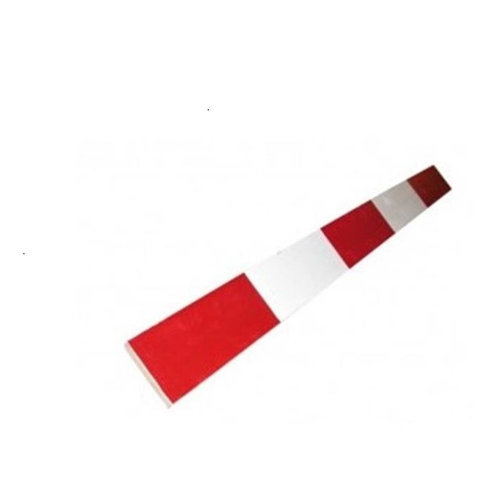 RVS verkeersspiegel met rood/witte rand