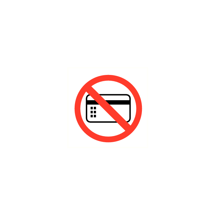 Geen magneetkaarten hier toegestaan