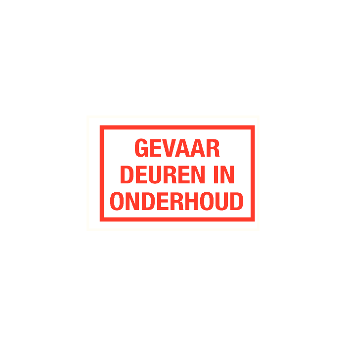 Gevaar duren in onderhoud