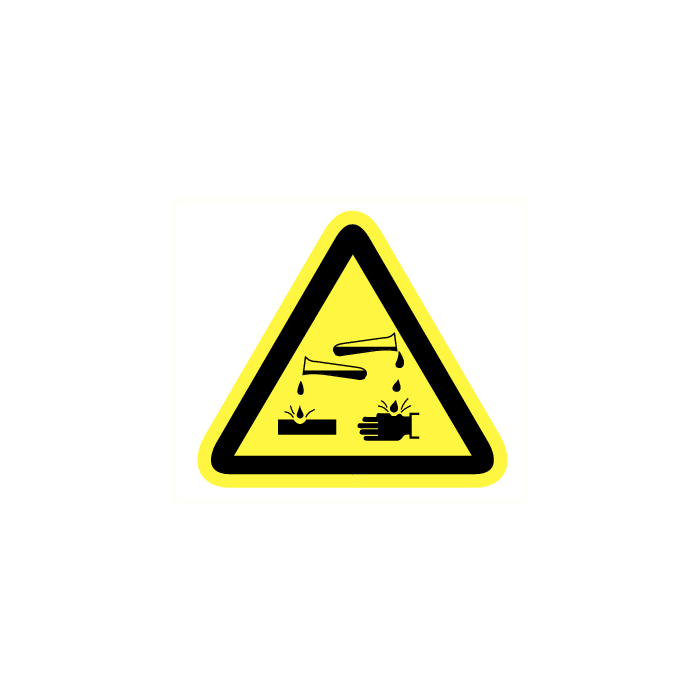 Gevaar voor bijtende stoffen