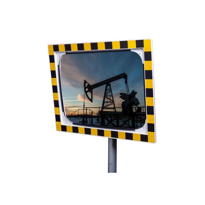 Industriespiegel acryl 60x80 cm, beugel 48-90 mm, G/Z - productfoto JISLON