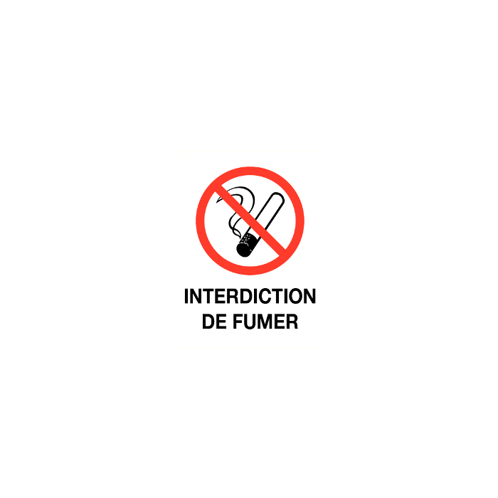 Interdiction de Fumer