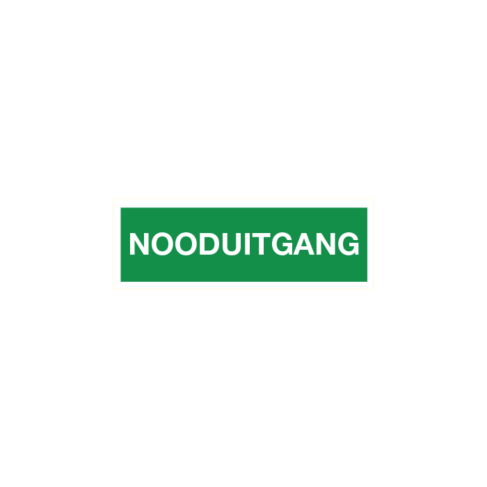 Nooduitgang (tekst)