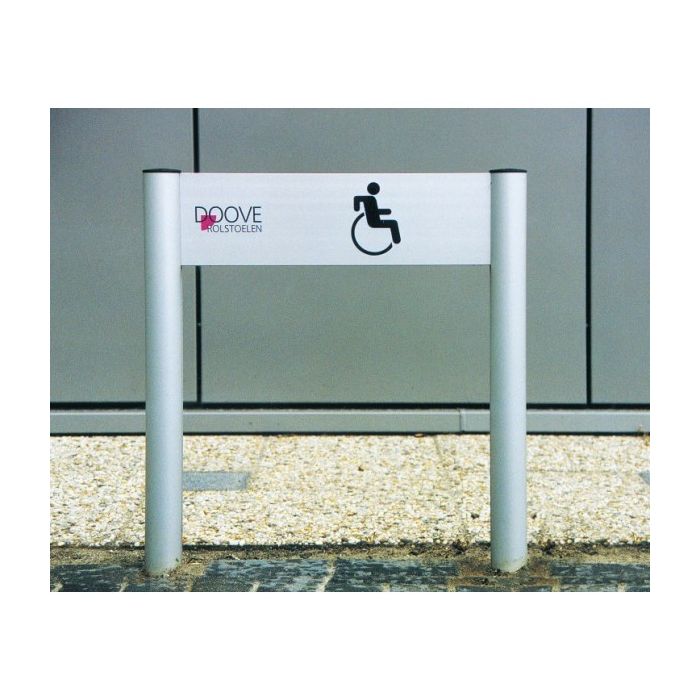 Parkeerbord de luxe met 2 staanders