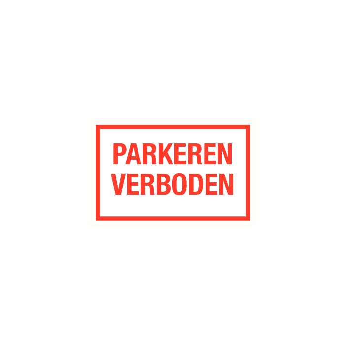 Parkeren verboden