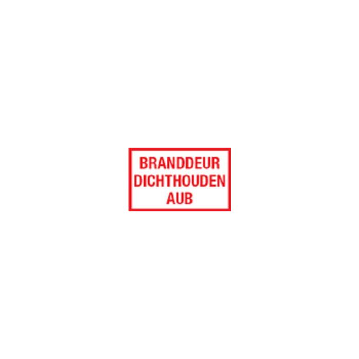 Pictogram Branddeur dichthouden AUB