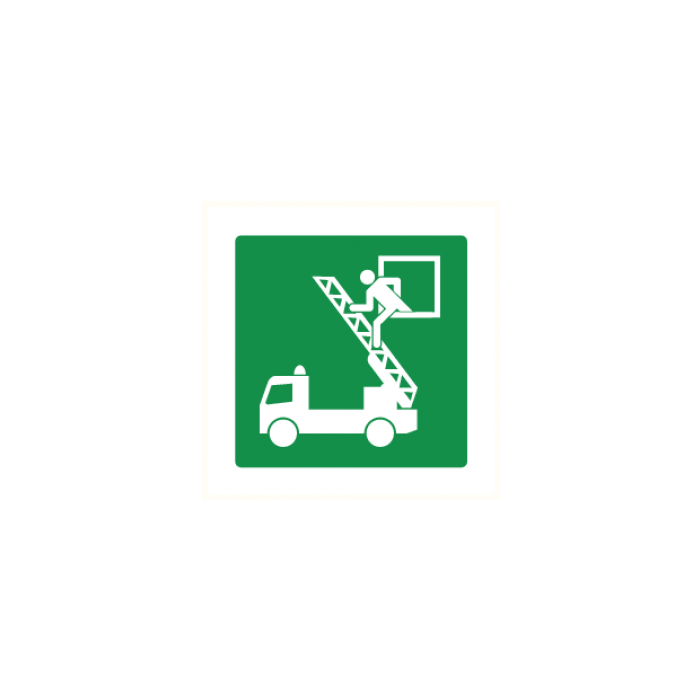 Pictogram Evacuatie venster