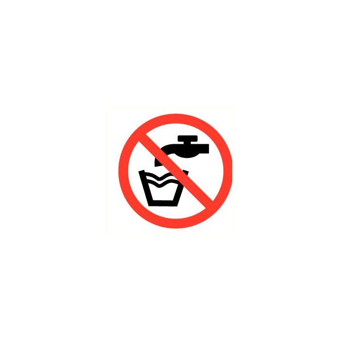 Pictogram Geen drinkwater