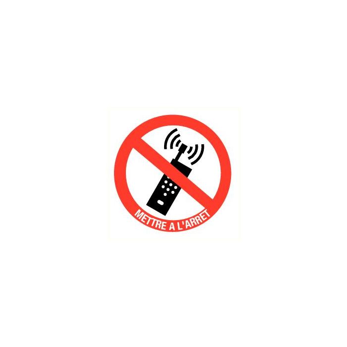 Pictogram GSM mettre a l'arret