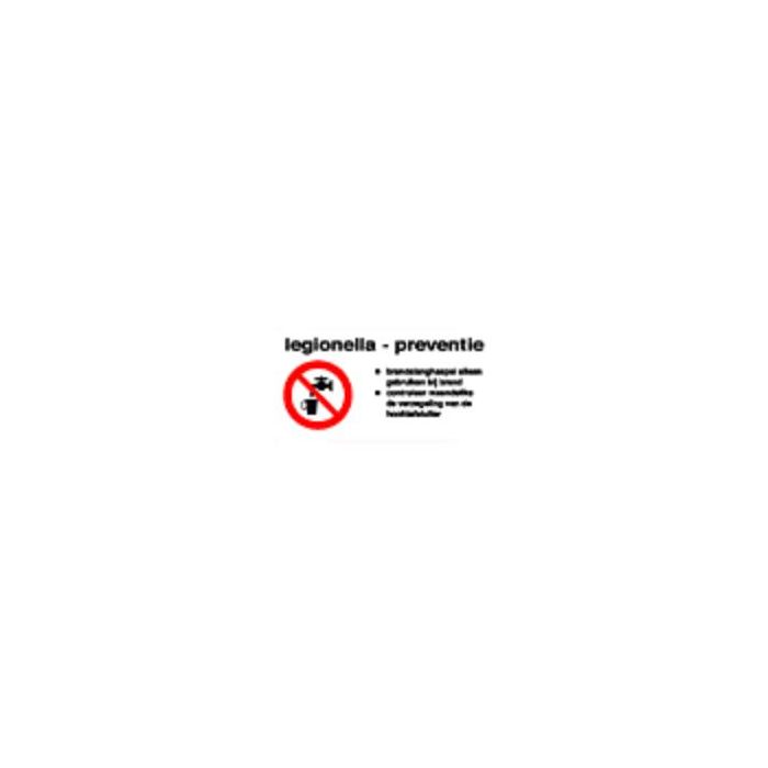 Pictogram Legionella preventie