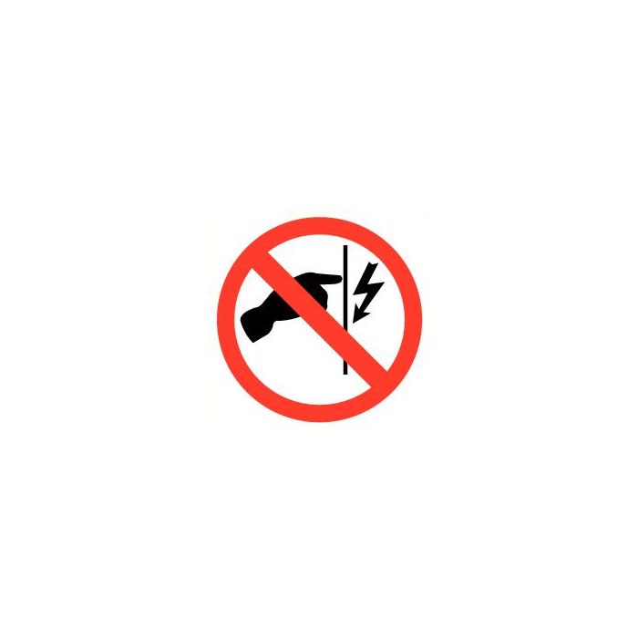 Pictogram Niet aanraken / electriciteits spanning