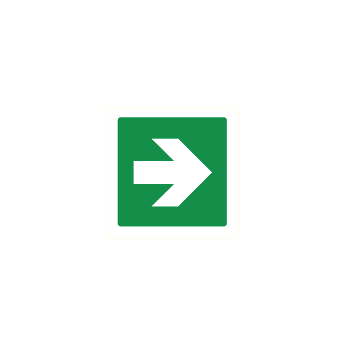 Pictogram Richting reddingsmiddel