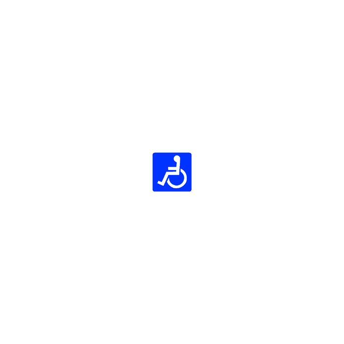 Pictogram Toilet mindervalide (blauw-wit)