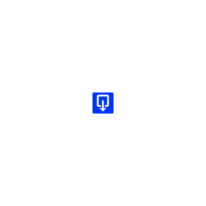 Pictogram Uitgang (blauw-wit)
