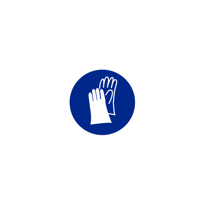 Pictogram Veiligheidshandschoenen verplicht