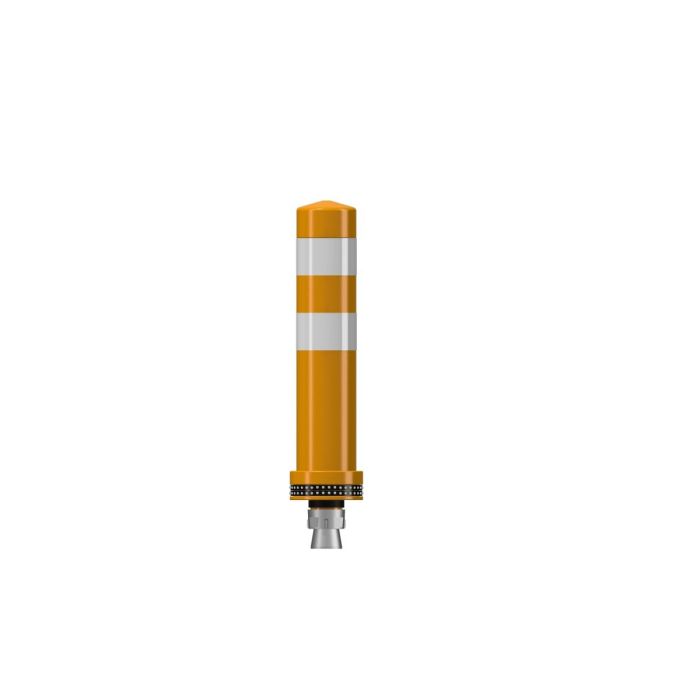 Pole Cone NS afzetpaal, oranje-wit, hoogte 40 cm, ø 8 cm