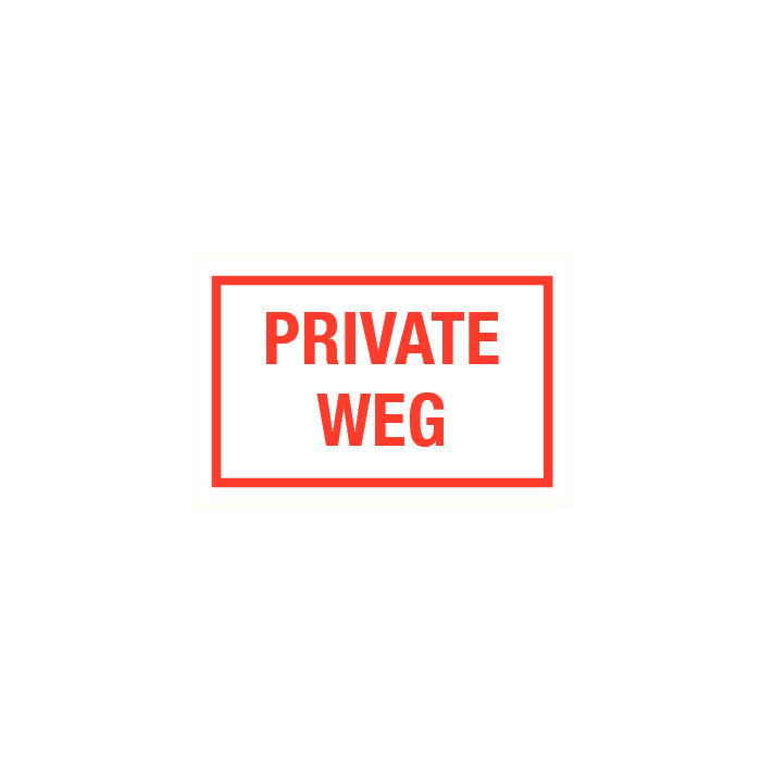 Private weg