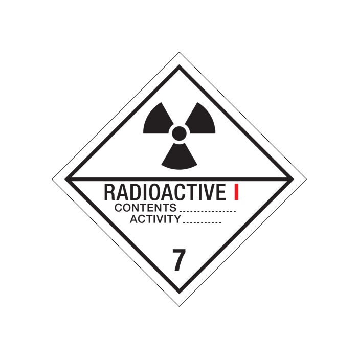 Radioactive I ADR 7.1