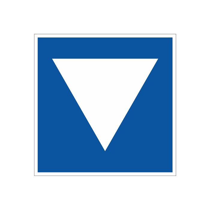 Scheepvaartbord E.5.8 / Toestemming ligplaats te nemen (ankeren en meren) uitsluitend voor andere schepen dan duwvaart die geen blauwe kegels of lichten behoeven te voeren, aan de zijde van de vaarweg waar het bord is geplaatst