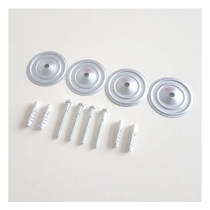 Schoevenset voor bevestiging van een opvul gootstrook aan de goot