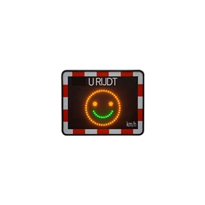 Snelheidsdisplay smiley