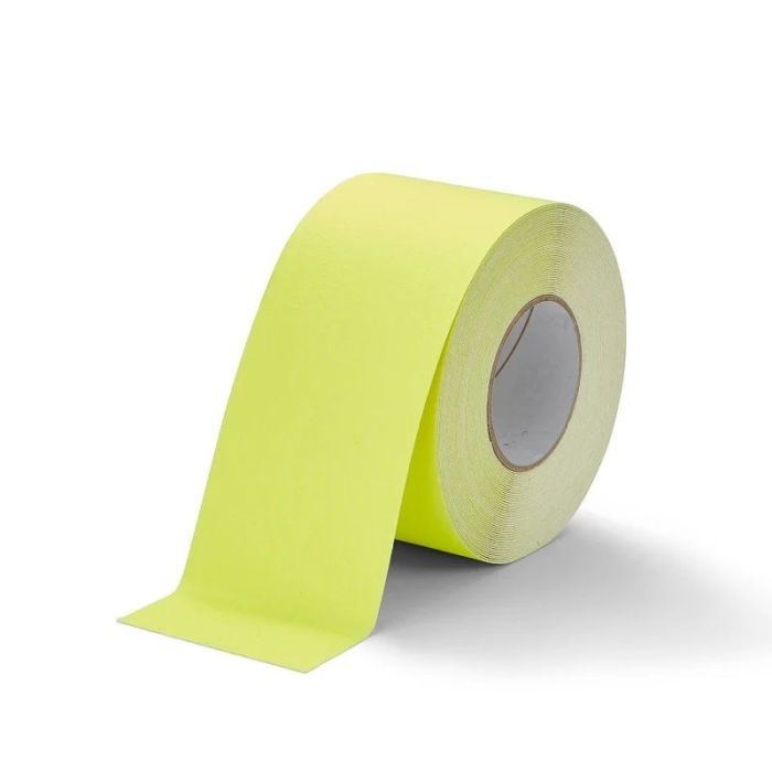 Standaard Safety Grip antisliptape, kleur fluorescerend geel, 100 mm x 18.3 meter (rol)