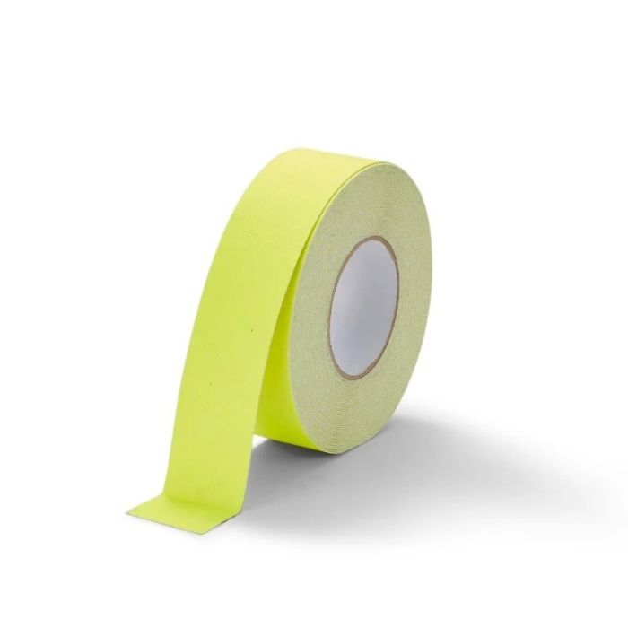Standaard Safety Grip antisliptape, kleur fluorescerend geel, 50 mm x 18.3 meter (rol)