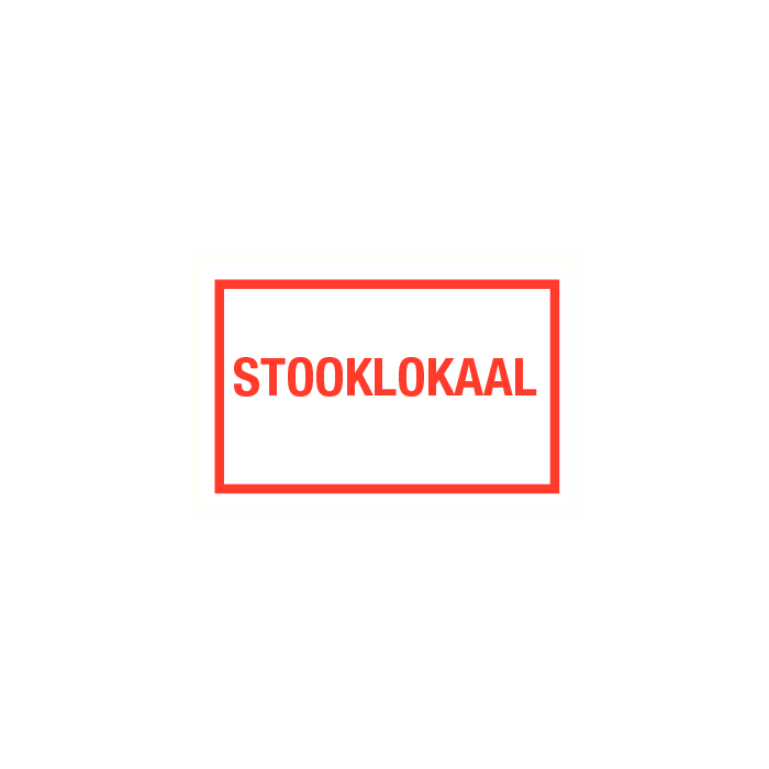 Tekstbord Stooklokaal