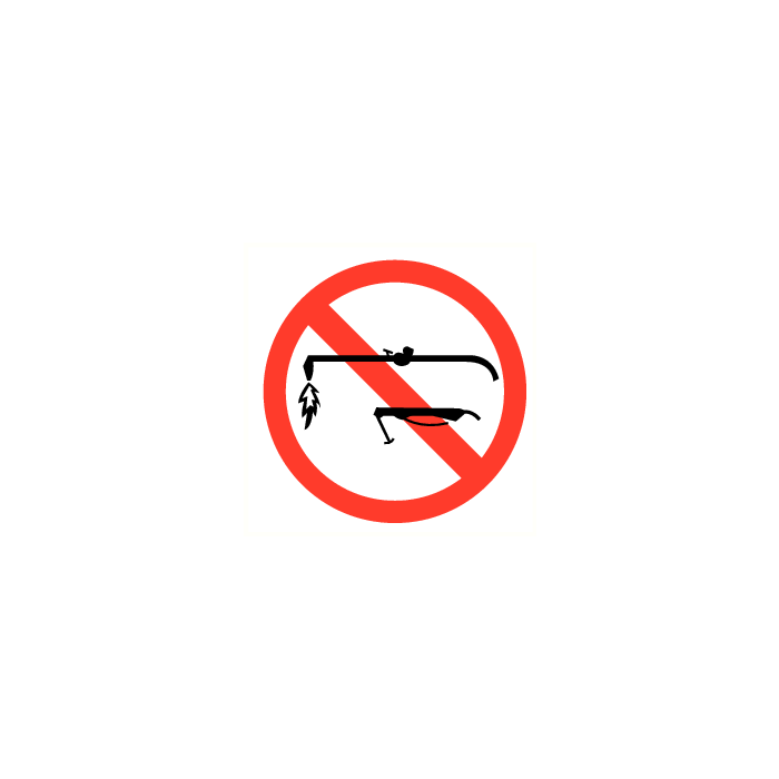 Verboden gebruik van lasapparaat en brander
