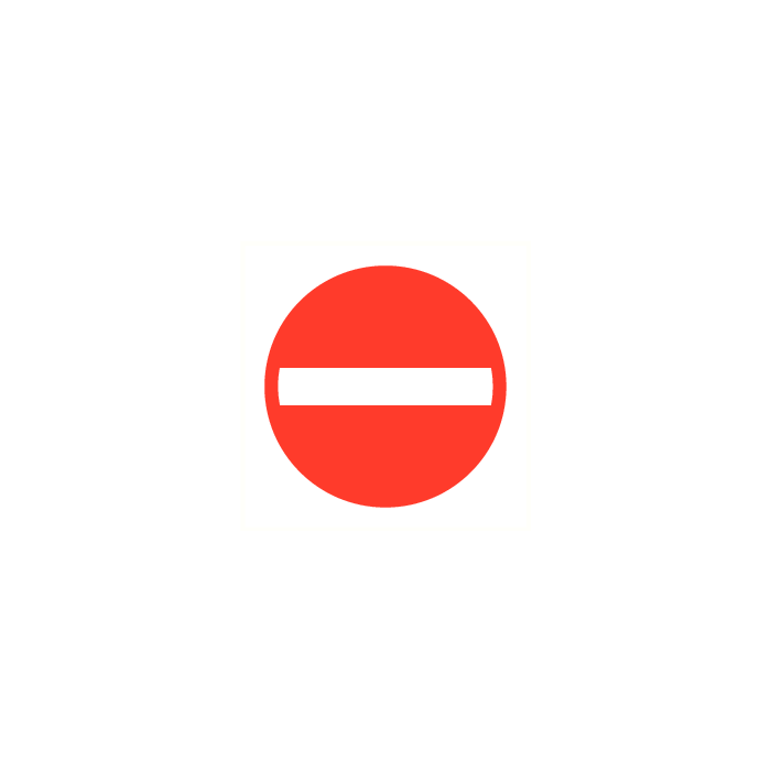 Verboden vanaf deze zijde in te rijden