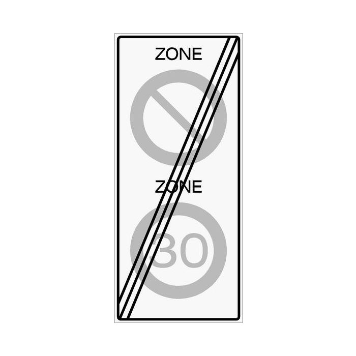 Verkeersbord A02(30)E01ze