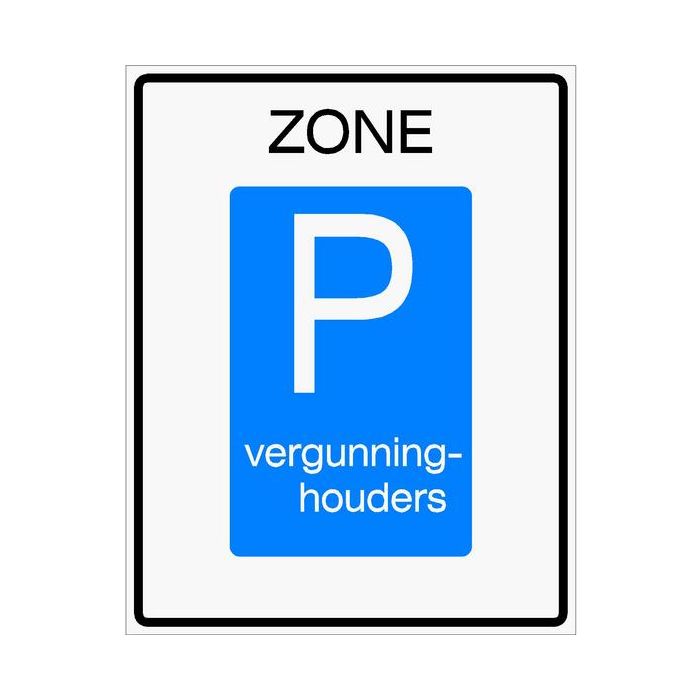 Verkeersbord E09zb