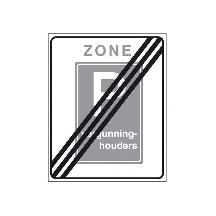 Verkeersbord E09ze