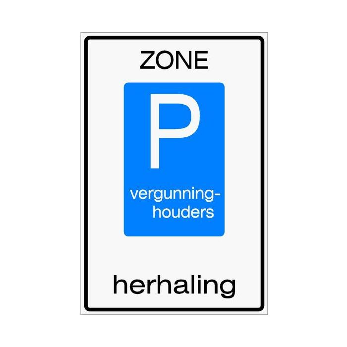 Verkeersbord E09zh