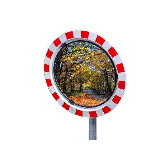 Verkeersspiegel veiligheidsglas 60 cm, beugel 48-90 mm - productfoto JISLON