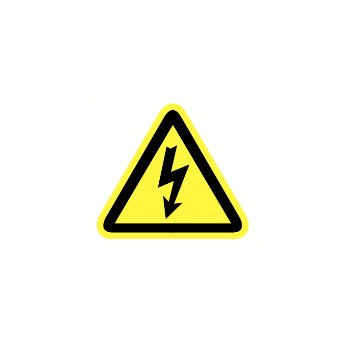Waarschuwing Gevaar voor electrische spanning