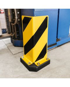 Black Bull hoekbeschermer Swing, 430 x 160 mm, zwart/geel gecoat