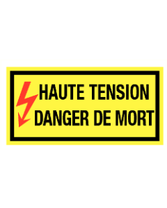 Haute Tension Danger de Mort